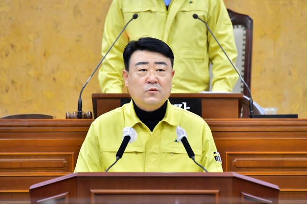 사진 = 광산구의회 김태완 의원이 제261회 정례회에서 5분 발언을 통해 지역현안 의견을 제시했다.