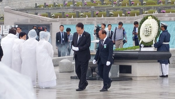 윤석열 대통령 제43주년 5.18민주화운동 기념식 참석